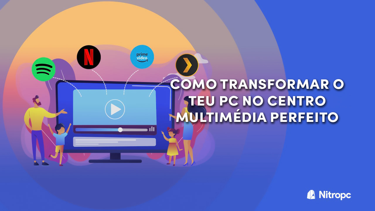 transformar pc media center