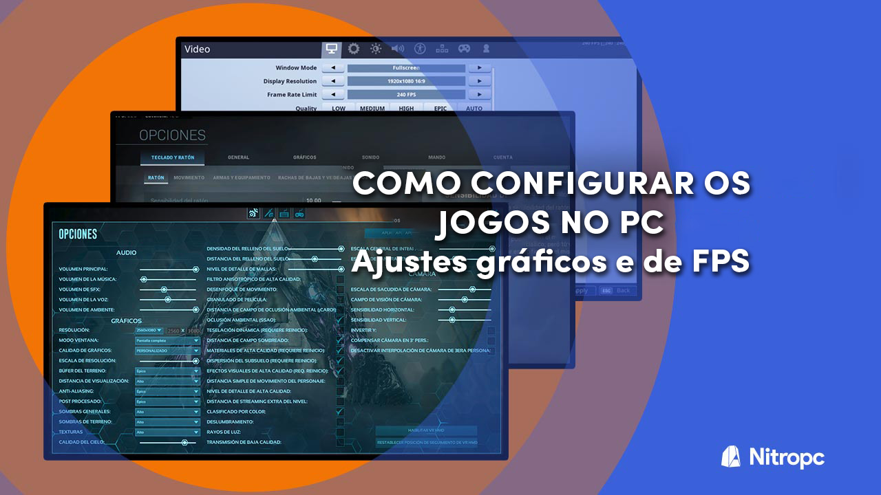 Como configurar os teus jogos para PC Gaming