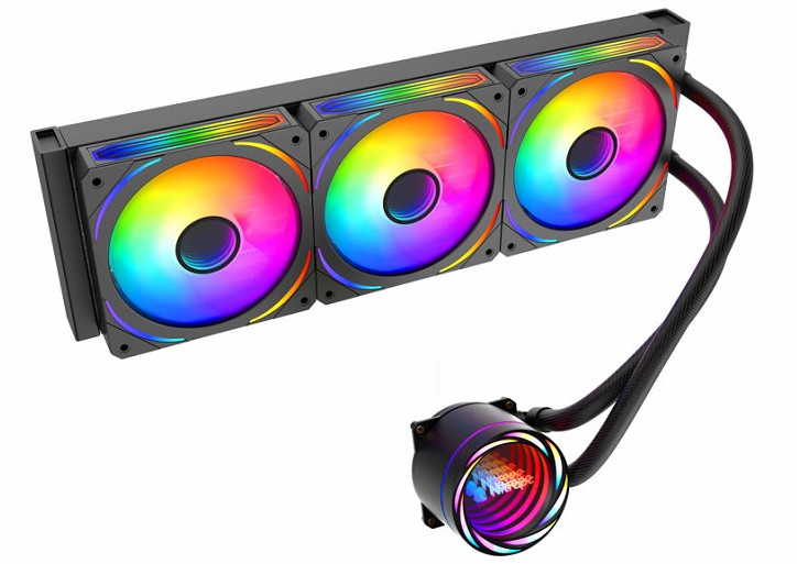 Nitropc refrigeraçao líquida triple negro