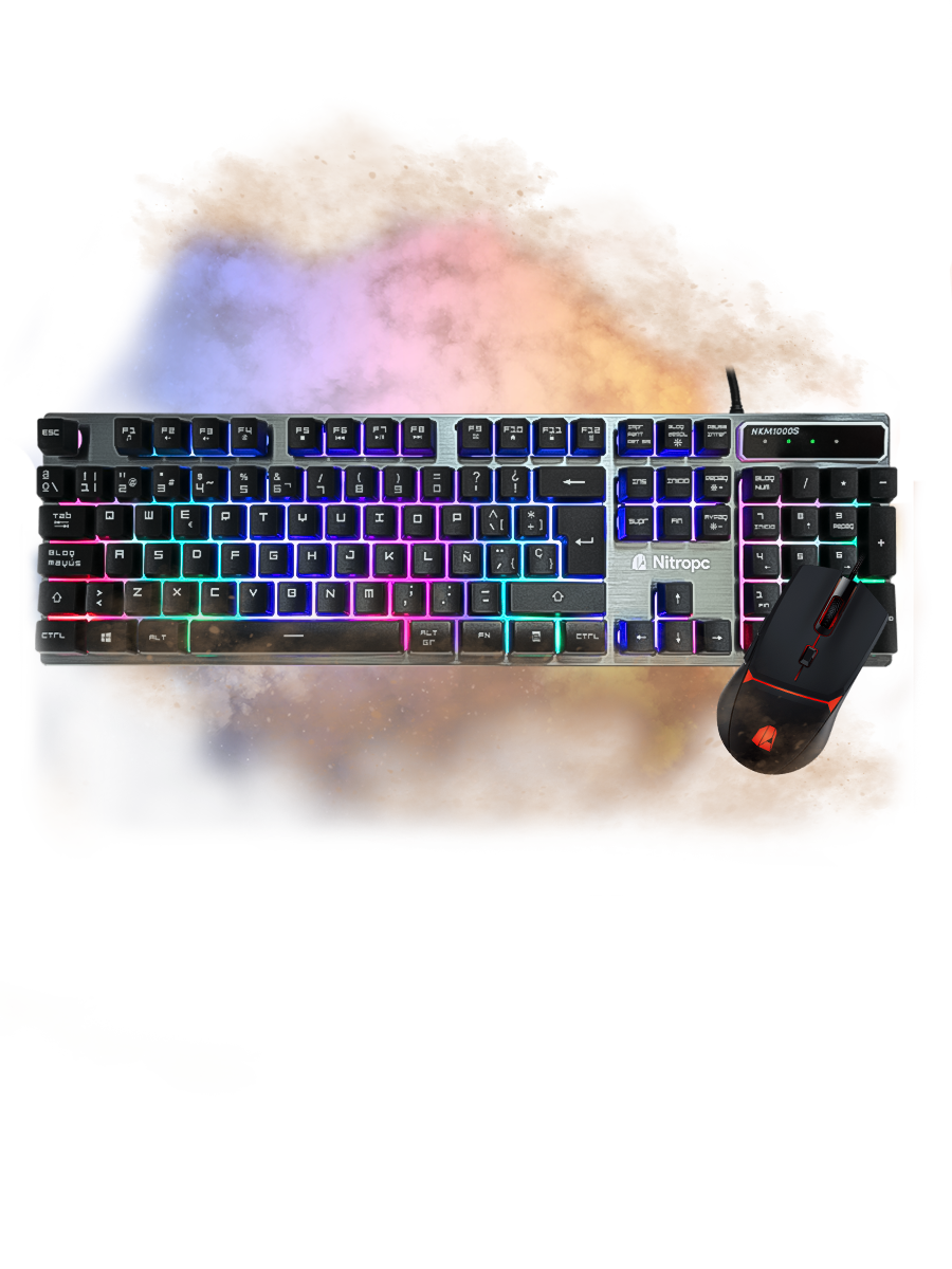 Conjunto de Teclado e Rato de Gaming NKM1000S Conjunto de Teclado e Rato de Gaming NKM1000S