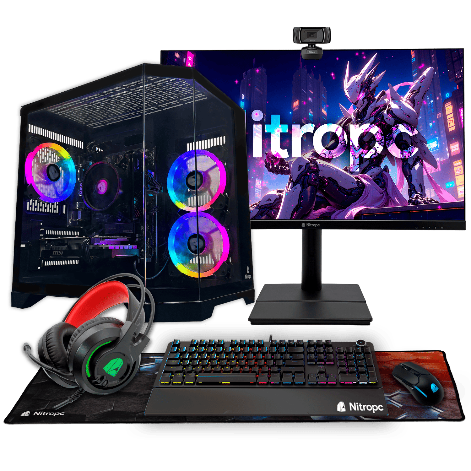 Pack Avançado R5 8400F, RX9060XT