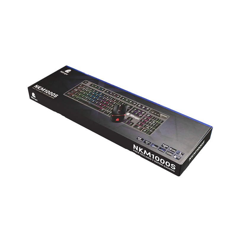 Conjunto de Teclado e Rato de Gaming NKM1000S Conjunto de Teclado e Rato de Gaming NKM1000S